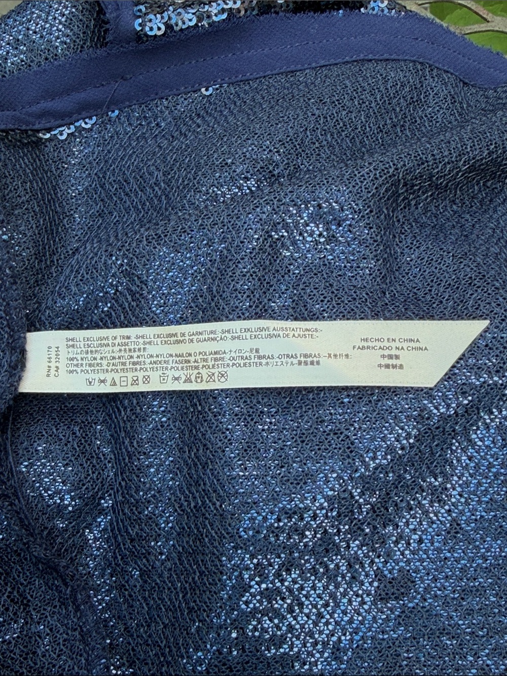 Free People Time To Shine Navy Sequin Slip Dress with Spaghetti Straps - Small - Picture 12 of 14
